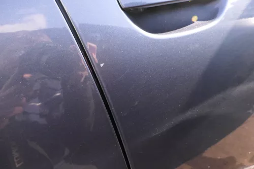 Audi A6 4F C6 Tür vorne rechts Beifahrertür blau grau LZ7R ohne Anbauteile (109983)