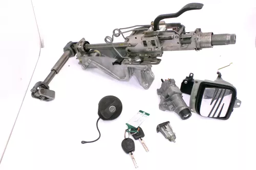 Seat Ibiza 6L Schloßsystem Türschloß Heckschloß mit 2x Schlüssel Schloß Zündschl