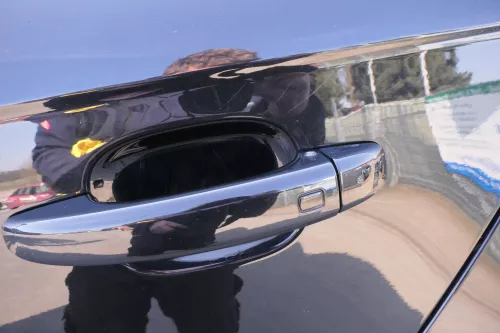 Audi A4 B8 8K Tür + Rahmen  hinten links schwarz LZ9Y Kombi Avant (110230)