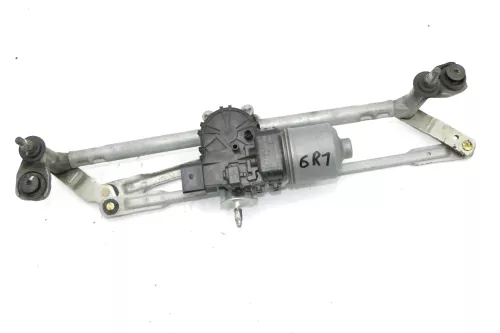 VW Polo 6R Wischermotor Wischer Motor mit Gestänge 6R1955119A vorn