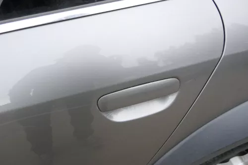 Audi A6 4Z Allroad Tür Türblatt hinten links grau LY7Q ohne Anbauteile (110304)