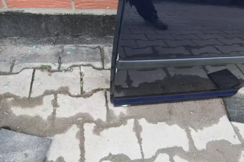 VW Golf 4 Limousine Tür hinten links blau LC5H (KEINkombi) (110547)