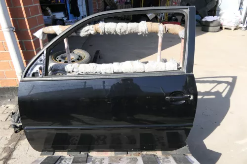 VW Lupo Arosa 6H Tür vorne links Fahrertür schwarz L041 (elektr.Fenster) Kratzer