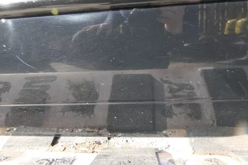 VW Lupo Arosa 6H Tür vorne links Fahrertür schwarz L041 (elektr.Fenster) Kratzer (110879)