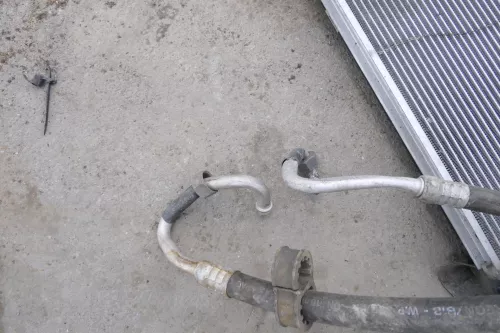 VW Passat 3B Klimakühler +Wasserkühle Klima Kondensator mit Leitung 1,8 T 1,9TDI (110898)