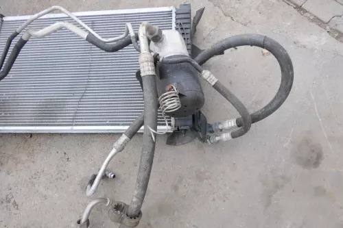 VW Passat 3B Klimakühler +Wasserkühle Klima Kondensator mit Leitung 1,8 T 1,9TDI (110898)