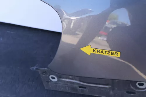 VW Touran 1T Kotflügel vorne links grau LD7X 1T0821021A ca.2003-2006 (111670)