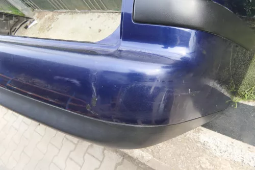 VW Sharan 7M Stoßstange Stoßfänger hinten Heckstoßstange blau LB5N ab Bj. 2000 (111696)