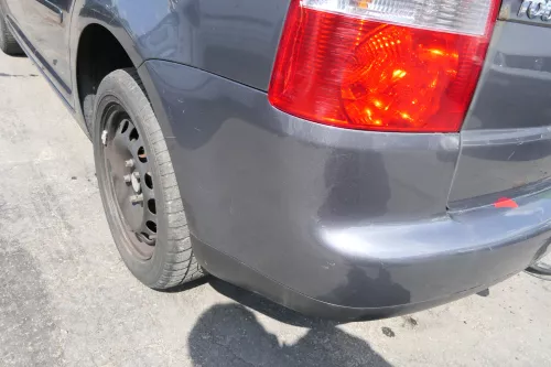 VW Touran 1T Stoßstange hinten Heckstoßstange Stoßfänger grau LD7X (111738)