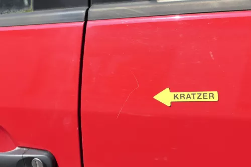 VW Touran 1T 1T3 Tür hinten links rot LY3D tornadorot mit Scheibe (111752)