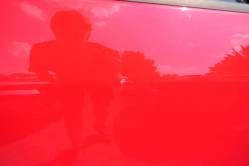 VW Touran 1T 1T3 Tür hinten links rot LY3D tornadorot mit Scheibe (111752)