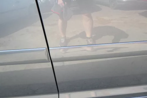 VW Touran 1T 1T3 Tür vorne rechts Beifahrertür grau LD7X - ohne Anbauteile (111758)