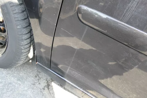 VW Touran 1T Kotflügel vorne links schwarz LC9Z 1T0821021A ca.2003-2006 Vorfacel (111762)