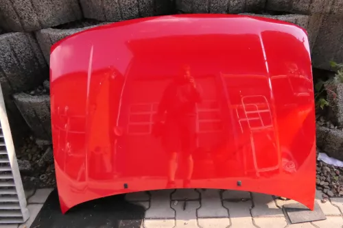 VW Polo 6N Motorhaube Klappe vorn vorne rot LP3G Frontklappe