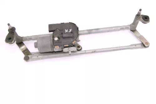 VW Golf 6 Wischermotor Motor Scheibenwischer vorne Gestänge Aufnahme 5K1955119