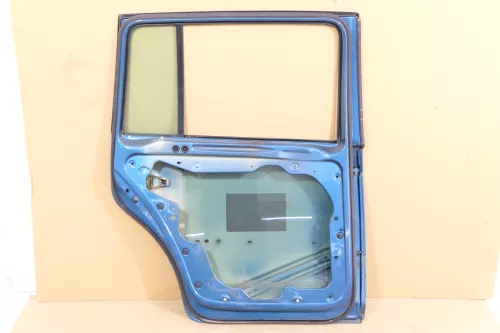 VW Touran 1T 1T3 Tür hinten links blau grün LC5Q mit Scheibe (113399)