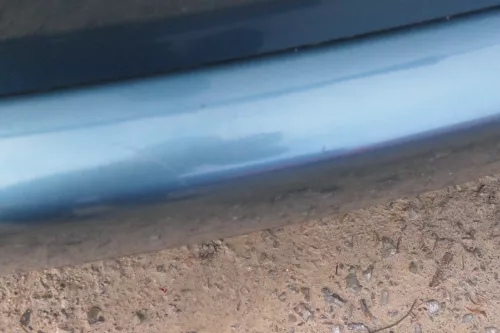 VW Touran 1T Stoßstange hinten Heckstoßstange Stoßfänger blau grün LC5Q (113403)