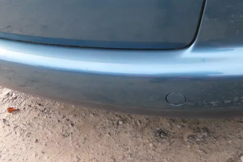 VW Touran 1T Stoßstange hinten Heckstoßstange Stoßfänger blau grün LC5Q (113403)