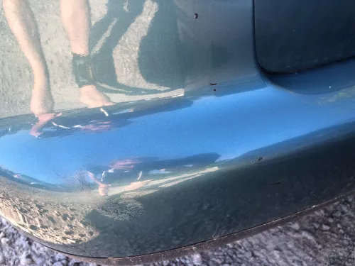 VW Touran 1T Stoßstange hinten Heckstoßstange Stoßfänger blau grün LC5Q (113403)