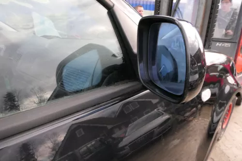 Golf 4 Bora elektrischer Spiegel vorne rechts Außenspiegel schwarz LC9Z Glas (113724)