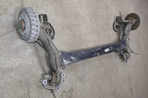 Audi A2 8Z Achse hinten Hinterachse Achsträger mit ABS Trommelbremse Magnesium (113994)