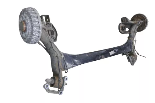 Audi A2 8Z Achse hinten Hinterachse Achsträger mit ABS Trommelbremse Magnesium (113994)