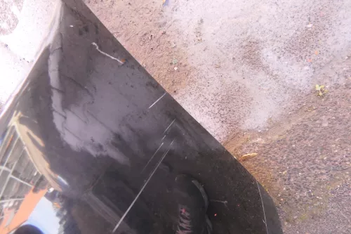 VW Polo 6N Stoßstange hinten breite XXL Heckstoßstange schwarz LC9Z (114082)