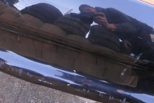 VW Polo 6N Stoßstange hinten breite XXL Heckstoßstange schwarz LC9Z (114082)