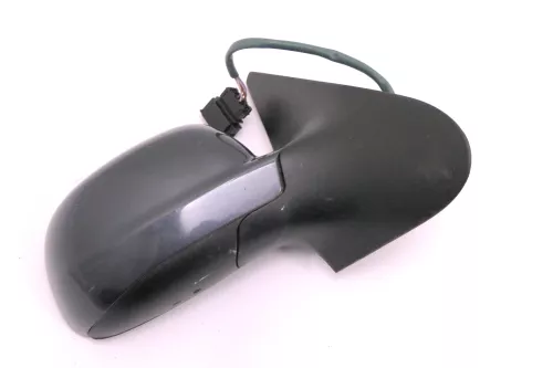 VW Polo 6N2 manueller Spiegel Außenspiegel rechts außen grau LC7V (114240)