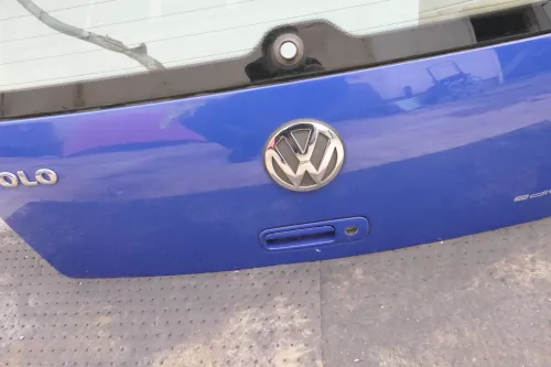 VW Polo 6N2 Heckklappe Klappe hinten Kofferraumklappe blau LA5C (114320)