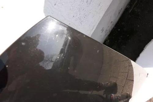 VW Polo 6N Motorhaube Klappe vorn vorne schwarz LC9Z Haube Frontklappe (114612)