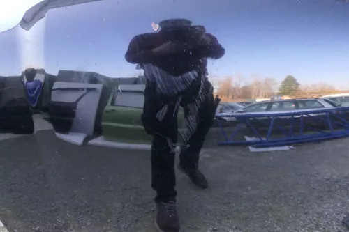 VW Polo 6N2 Motorhaube Haube vorne Klappe schwarz L041 (114639)