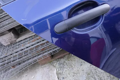 VW Golf 5 V 1K Tür Türrahmen hinten rechts 4/5-Türer blau LD5Q + Scheibe (114649)