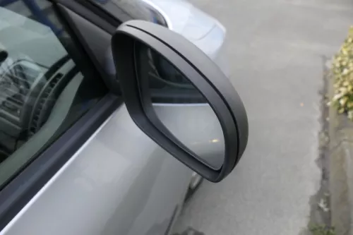 Skoda Fabia 5J mechanisch Spiegel Außenspiegel rechts mit Glas schwarz (114750)