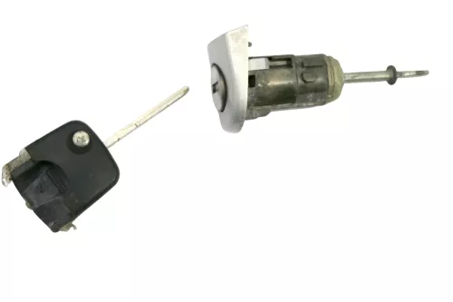 VW Passat 3B Lupo Türschloß Schloß Tür mit 1x Schlüssel vorne links (114898)