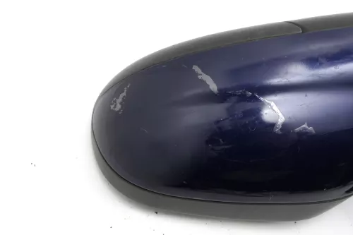 VW Fox 5Z mechanischer manueller Spiegel Außenspiegel links mit Glas blau LB5N (114900)