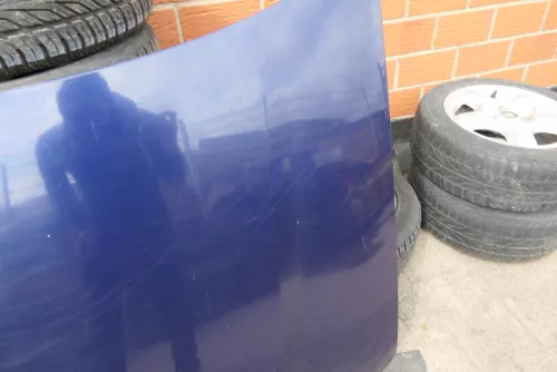 VW Polo 6N2 Motorhaube Haube vorne Klappe blau LB5N (115052)