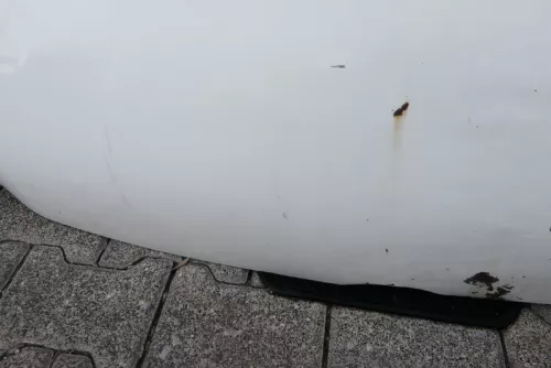 VW T5 Transporter Motorhaube Haube Klappe vorne weiß R902 (115087)