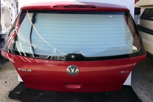 VW Polo 9N3 Cross Heckklappe Kofferraumklappe Klappe hinten rot braun LC3X