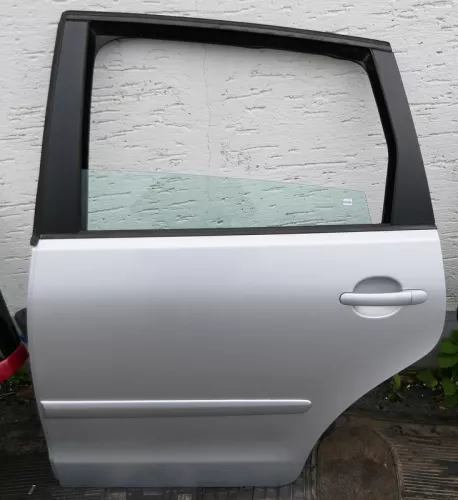 VW Polo 9N 9N3 Tür hinten links 4/5-Türer grau silber LA7W
