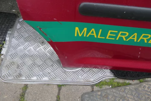 VW Caddy 3 2k Beifahrertür Tür hinten rechts rot Scheibe Schiebetür (115572)