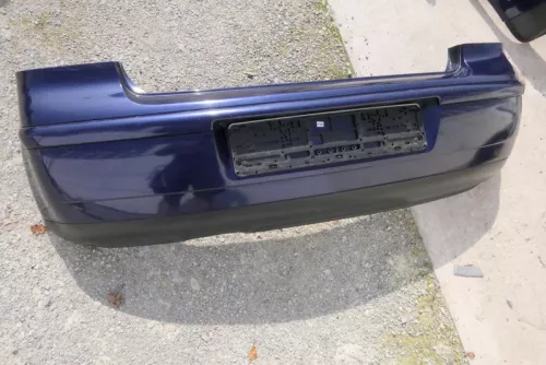 VW Polo 9N 9N3 Stoßstange Heckstoßstange hinten blau LB5N