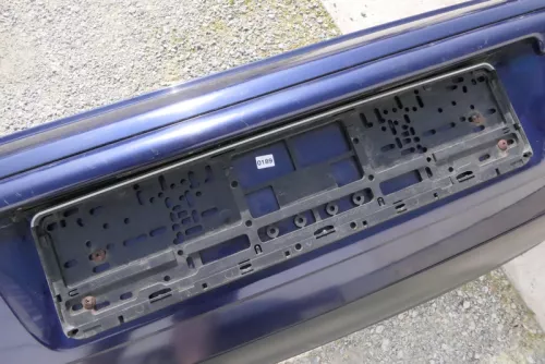 VW Polo 9N 9N3 Stoßstange Heckstoßstange hinten blau LB5N (115638)