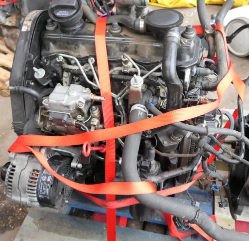 VW Sharan 7M Motor AFN / AVG 1,9 TDI 81kw 110kw 190.000km OHNE Anbauteile!!! (115665)