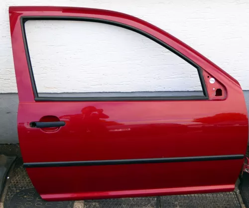 VW Golf 4 Tür vorne rechts Beifahrertür 2/3-Türer rot brau LC3K