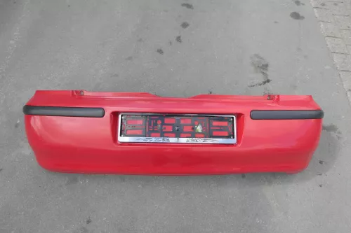 VW Polo 6N2 Stoßstange hinten Heckstoßstange Stoßfänger rot LP3G