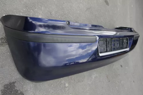 VW Polo 6N2 Stoßstange hinten Heckstoßstange Stoßfänger blau LB5N (116023)