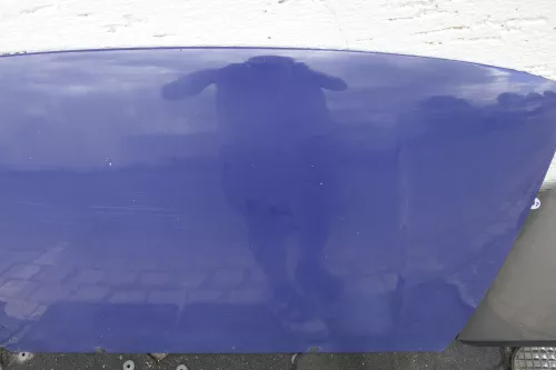 VW Polo 6N Motorhaube Haube vorne Klappe blau LD5D (116025)