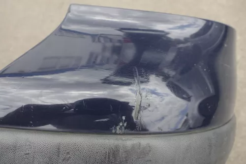 VW Golf 4 Kombi Avant Stoßstange hinten Heckstoßstange Stoßfänger blau LA5G (116033)