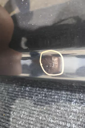 VW Touran 1T 1T3 Tür hinten links schwarz LC9X mit Scheibe und Heber (116051)